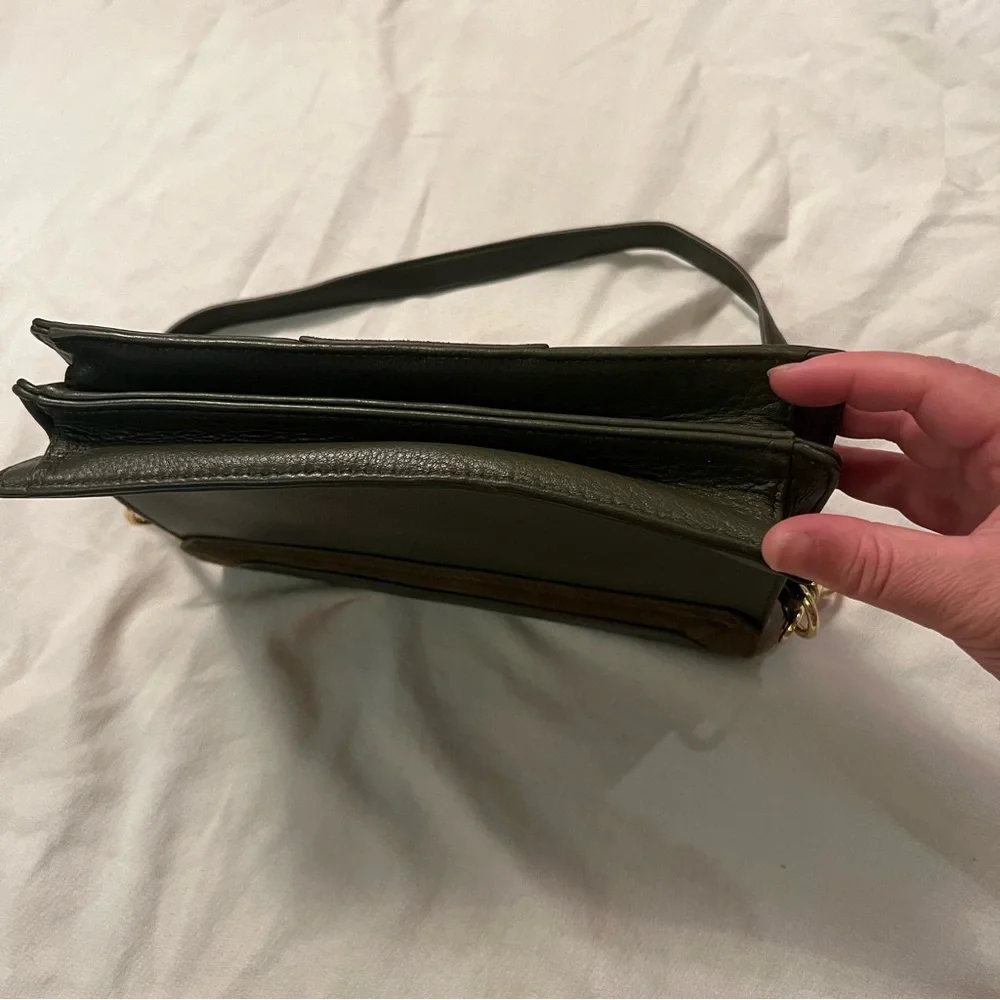 Vince Camuto genuine leather and suede hand bag - Picture 9 of 16